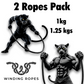 2 Heavy Ropes Pack (1 kg + 1.25 kgs) STRONGER FLOW